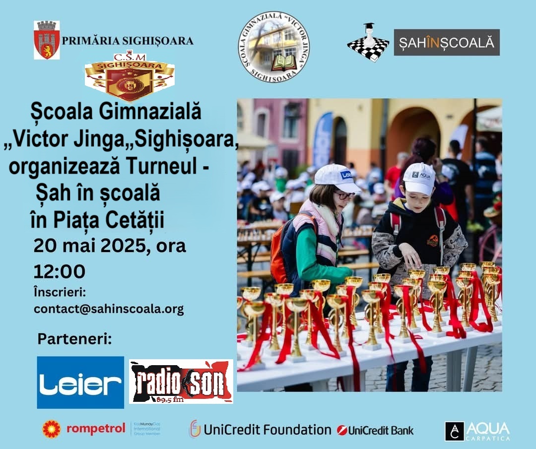 Evenimentul „Șah în școală”, Piața Cetății Sighișoara
